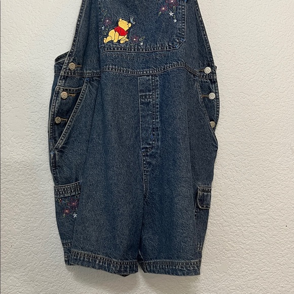 Disney Winnie the Pooh Denim Overall Short - Picture 5 of 17